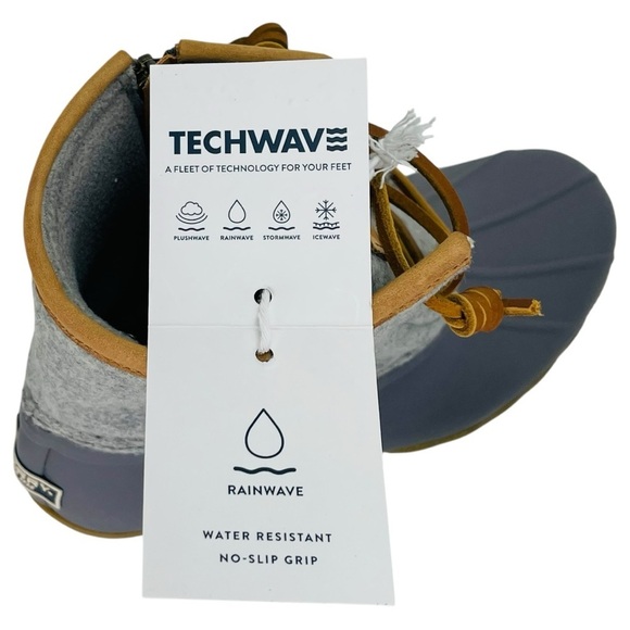 Sperry Saltwater Wool Insulated Womens Ankle Rain Boots Size 5.5M - Picture 9 of 14